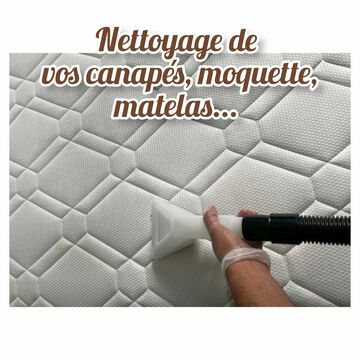 Nettoyage de vos canapés, moquette, matelas...